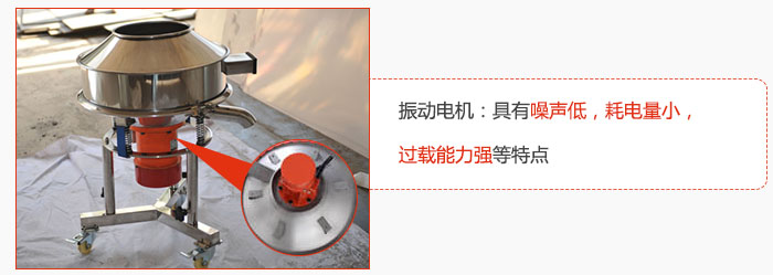 振動電機：具有噪聲低，耗電量小，過載能力強等特點