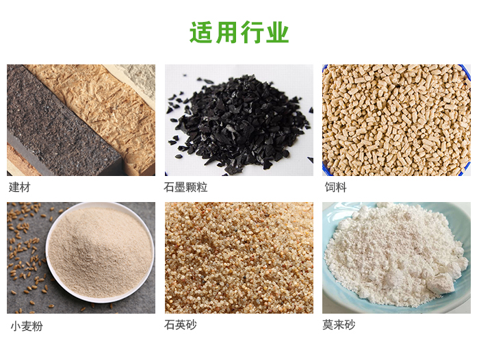 高頻振動篩主要用于化工，建材，石墨顆粒，飼料，小麥粉，石英砂，豆?jié){，果汁等各種物料的干法、濕法篩分、分級、脫水，過濾。